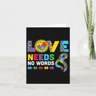 Carte Amour N'A Pas Besoin De Mot Asl Sensibilisation su