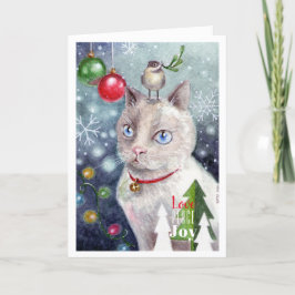 Carte Amour, paix et joie