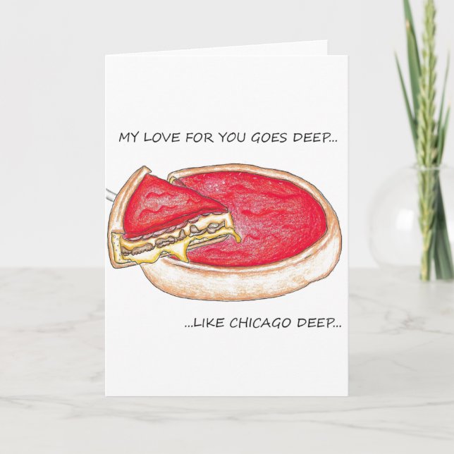 Carte Amour Profond de Chicago (Devant)