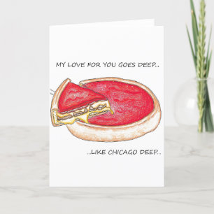 Carte Amour profond de Chicago