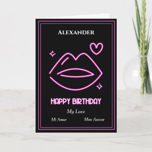 Carte Amour romantique Homme amour amour amoureux Annive