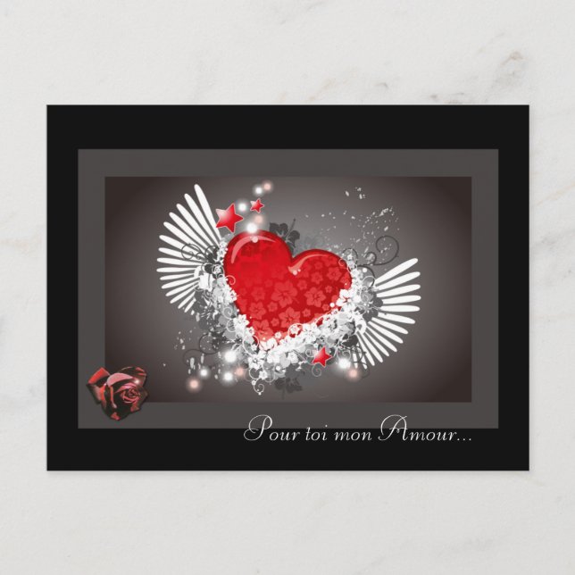 carte amour saint valentin (Devant)