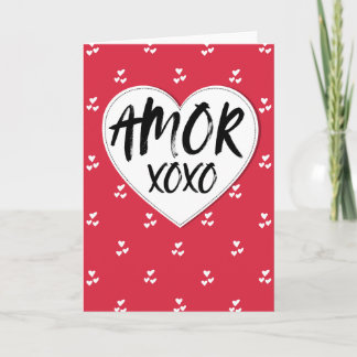 Carte Amour xoxo