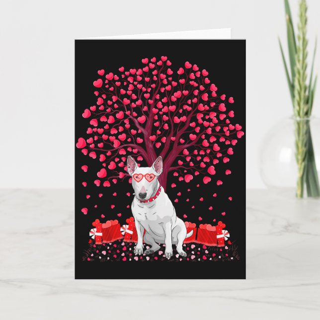 Carte Amoureux de chien Bull Terrier Drôle Bull Terrier  (Devant)