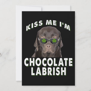 Carte Amoureux de Chien   Embrassez Moi Je Suis un Labra