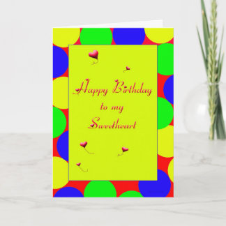 Carte Amoureux de joyeux anniversaire