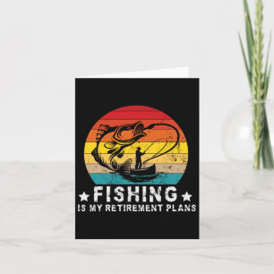 Carte Amoureux De La Pêche Et Retraité La Pêche Est Mon 