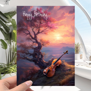 Carte Amoureux de musique classique ou violoniste Bonsai