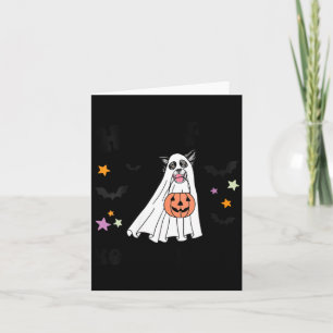 Carte Amoureux des chiens Border Collie noir et blanc Bo