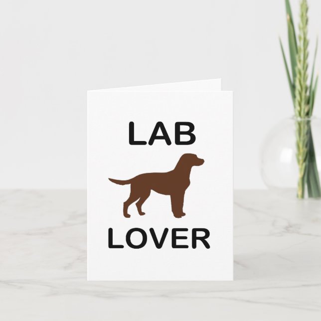 Carte amoureux des labradors (Devant)
