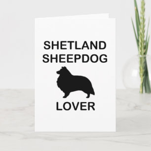 Carte Amoureux du Shetland Sheepdog