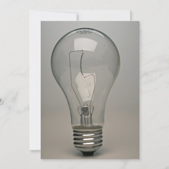 Carte Ampoule électrique (Devant)