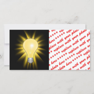 Carte Ampoule - Idée lumineuse