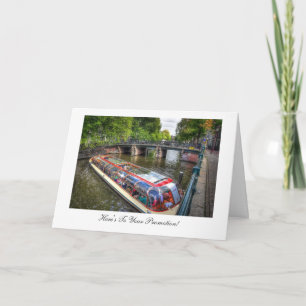 Carte Amsterdam Canal, Félicitations pour votre promotio