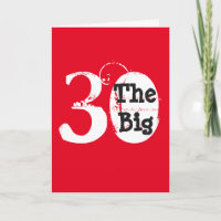 Amusant, 30ème anniversaire, blanc, texte noir sur