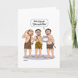 Carte Amusant 48ème anniversaire pour Homme : Gâteau ave