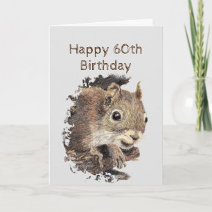 Carte Amusant 60e anniversaire Nutty Conseils de l'Humou
