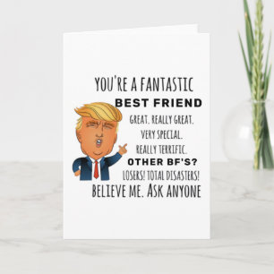 Carte Amusant Bestfriend Birthday Meilleur cadeau