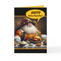 Amusant Combo Halloween, Thanksgiving et Noël