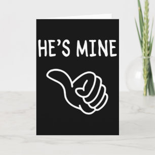 Carte Amusant couple assorti romantique amour valentin h