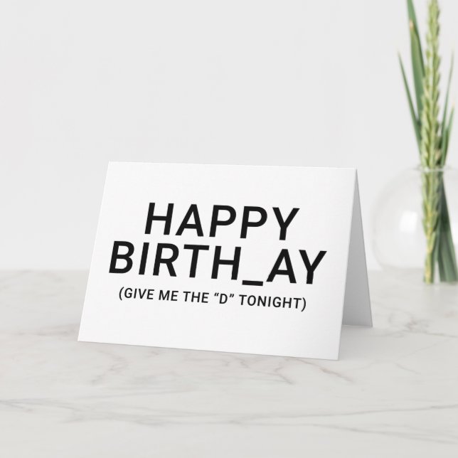 Carte Amusant Couple Cadeau Anniversaire Pour Petit Ami (Devant)