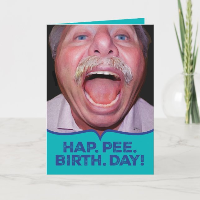 Carte Amusant Joyeux Anniversaire pour les personnes sem (Devant)
