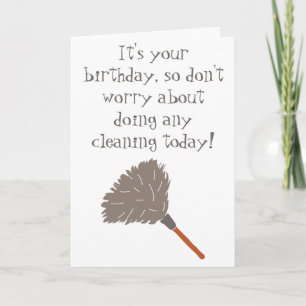 Carte Amusant Messy People Anniversaire