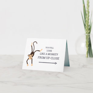 Carte Amusant Mignonne Vous Singe Business Suite 21e Ann