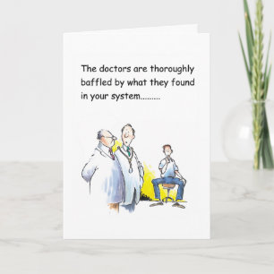 Carte Amusant obtenir bien souhait pour lui