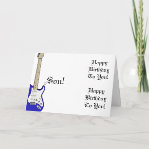 Carte Amusant, salutation d'anniversaire pour un fils, g