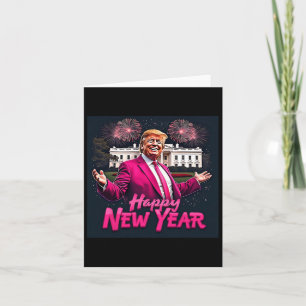 Carte Amusant Trump New Year Party 2025 Trump New Year N