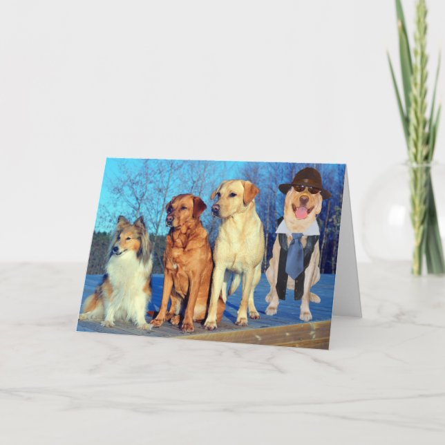 Carte Amusant Un de ces beaux-arts (Devant)