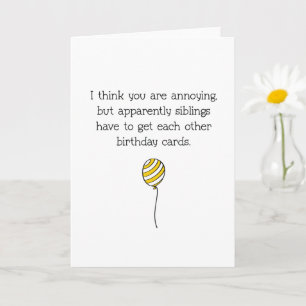 Carte Amusant, Vous Êtes Anniversaire De Frères Annivers