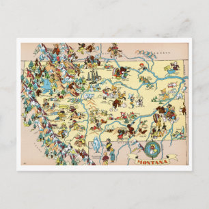 Carte amusante du Montana