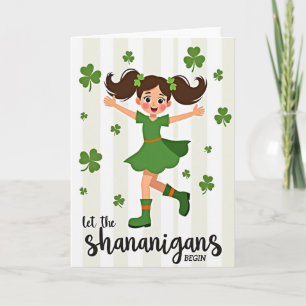 Carte Amusante Fille Chanceuse