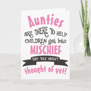 Carte Amusante Tante Mauvaise Anniversaire