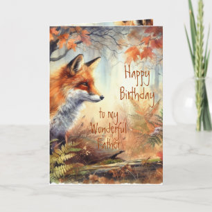 Carte Amusants Anniversaire Père Fier de la nature anima