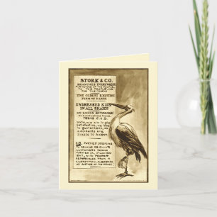 Carte Amusants-Bébés Venir Dans Toutes Shades-Stork & Co