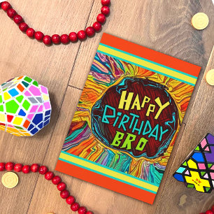 Carte Amusants Frère Anniversaire Moderne Inspirivité Ab