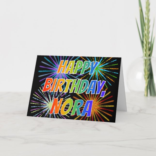 Carte Amusement "JOYEUX ANNIVERSAIRE " de "NORA" de (Devant)