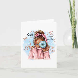 Carte Amusement pour Filles