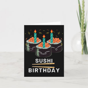 Carte Amusez-Vous À Sushi Anniversaire Pour Cadeaux Homm