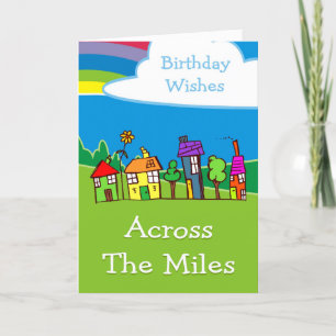 Carte Amusez-Vous À Travers Les Miles Anniversaires Avec