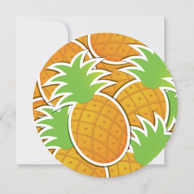 Carte Ananas funky (Devant)