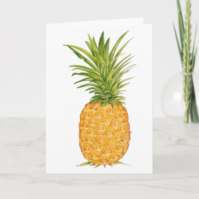 Carte Ananas hawaïen (Devant)
