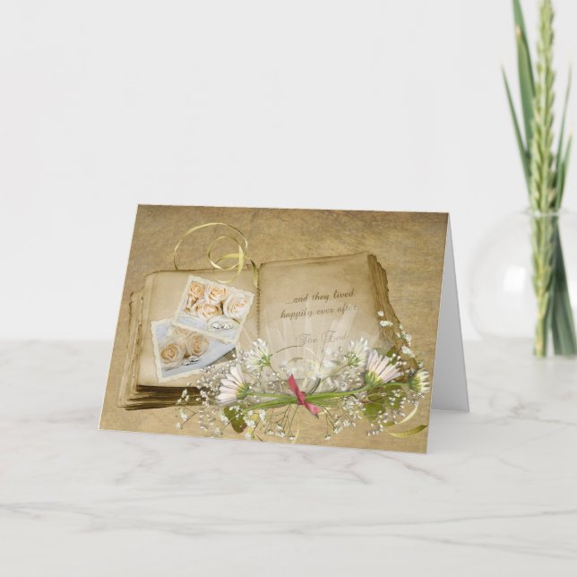 Carte Ancien album de mariage (Devant)