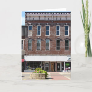 Carte Ancien bâtiment à Washington, Iowa