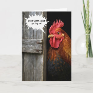 Carte Ancien Coq Pour Avoir Un Anniversaire