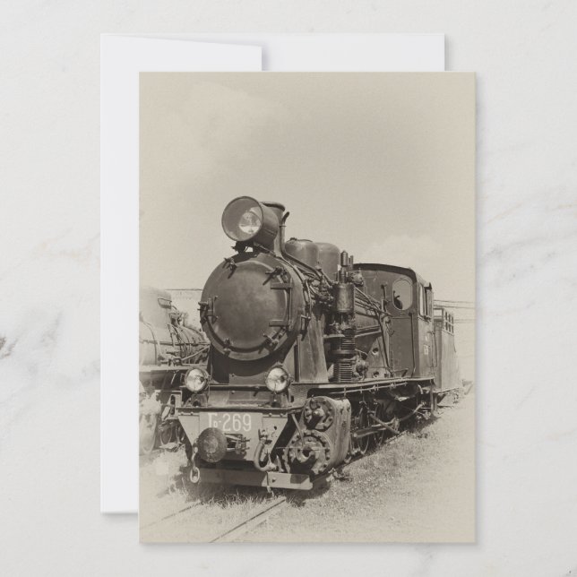 Carte Ancien moteur à vapeur étroit Gr-269 (Devant)