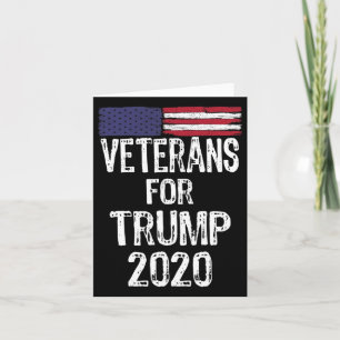 Carte Anciens Combattants Pour Trump Élections 2020 Anti